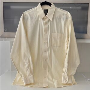 Jos. A. Bank Men's Cream Dress Shirt